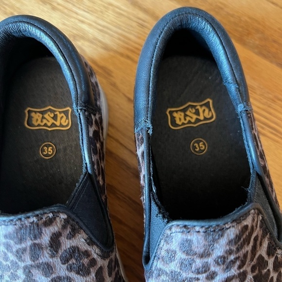 Ash Women’s Sneakers 35 Slip On’s Cheetah Leopard Animal  Print Platform - Picture 5 of 9